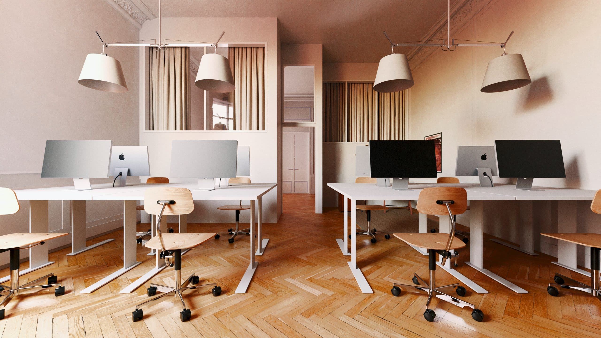 Newly fitted office with a lounge corner - 1
