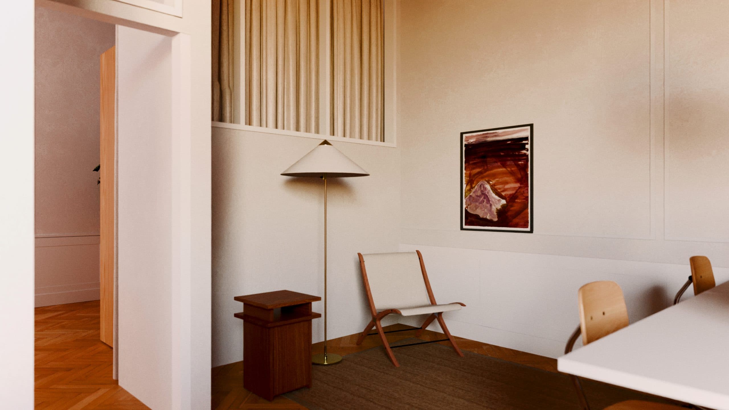 Newly fitted office with a lounge corner - 2
